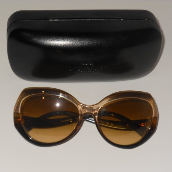 COACH SUNGLASSES WITH CASE AND MICROFIBER CLEANING CLOTH - Picture 7 of 10